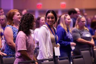 Students at Orientation